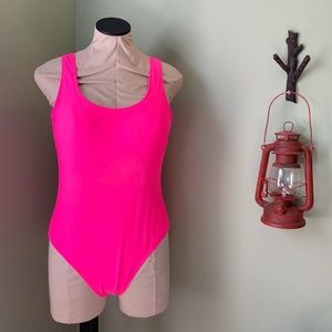 Hot pink one piece